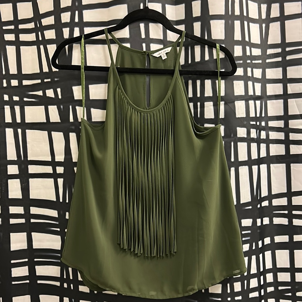 Naked Zebra Fringe Blouse